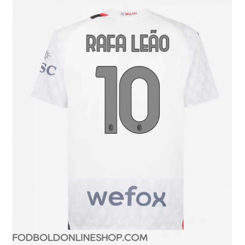 AC Milan Rafael Leao #10 Udebanetrøje 2023-24 Kortærmet